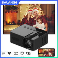 Salange YT100 Mini Projector Support 1080P Mobile Video Home Cinema Portable Wifi Wireless Mirroring For IOS Android Smartphone