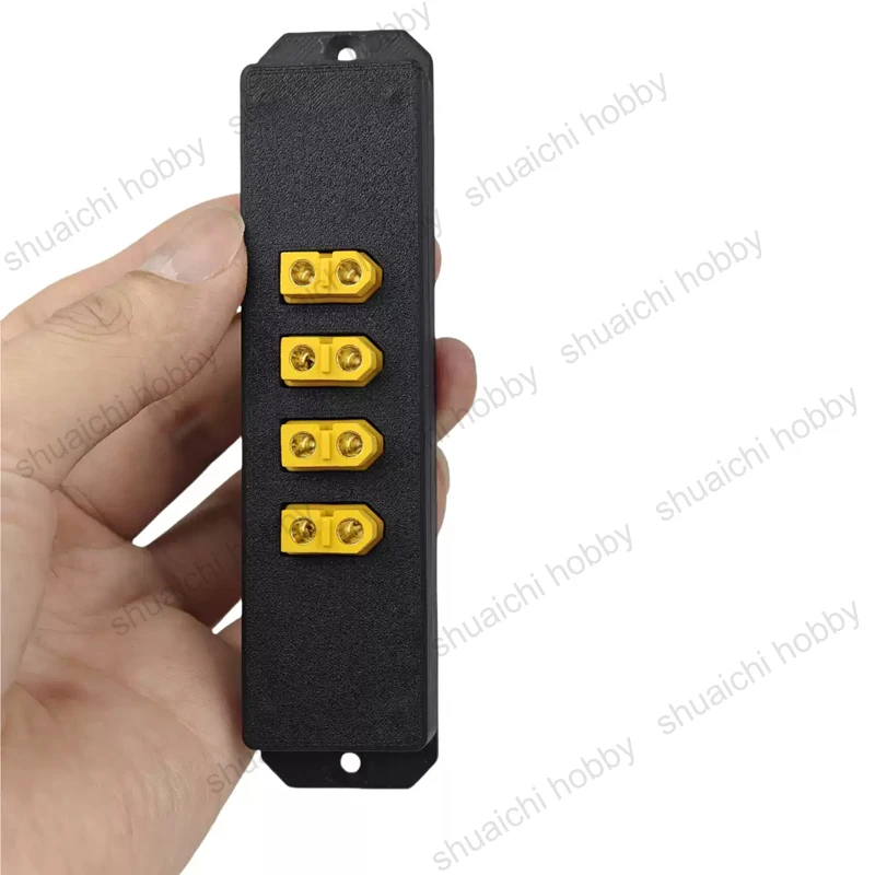 1PCS DC 0-150V 200A 1-to-4 Power Splitter Board XT60 PDB กลางแจ้ง Power Expansion Board สําหรับ Drone เรือรุ่น RC การใช้งาน