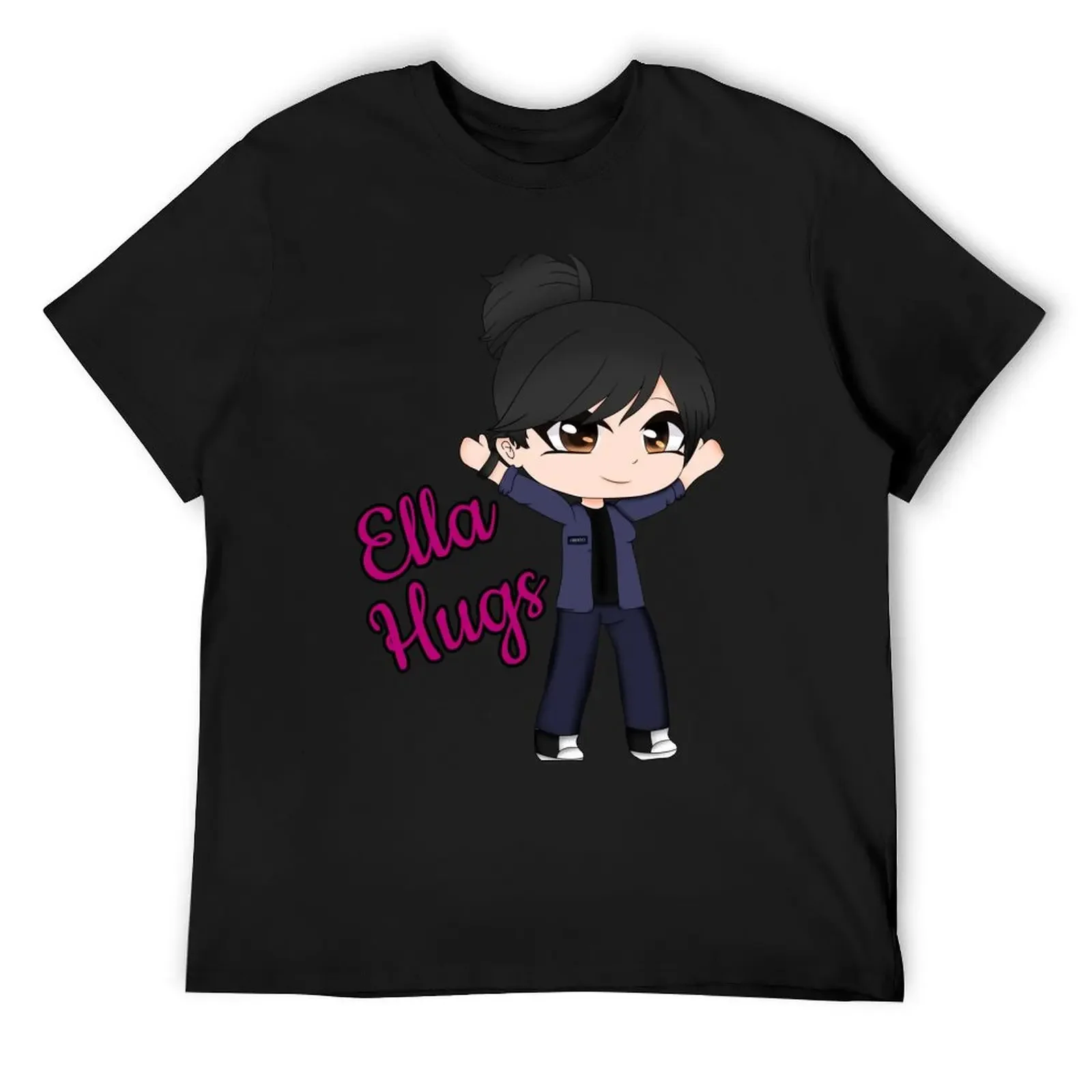 Ella hugs gacha Lucifer T-Shirt cute tops anime clothes cheap stuff customs design your own men t shirts high quality