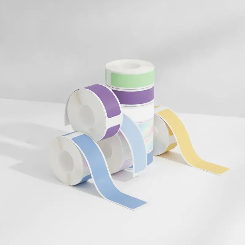 160pcs/Roll Portable Waterproof Label Sticker,12*40mmSelf-adhesive Colorful Label Stickers Printable Thermal Paper