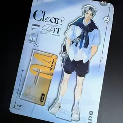 Haikyuu CleanFit Series Acrylic Stand Oikawa Tooru Kotaro Bokuto Figure Display Anime Goods Collection Desk Decoration Ornament