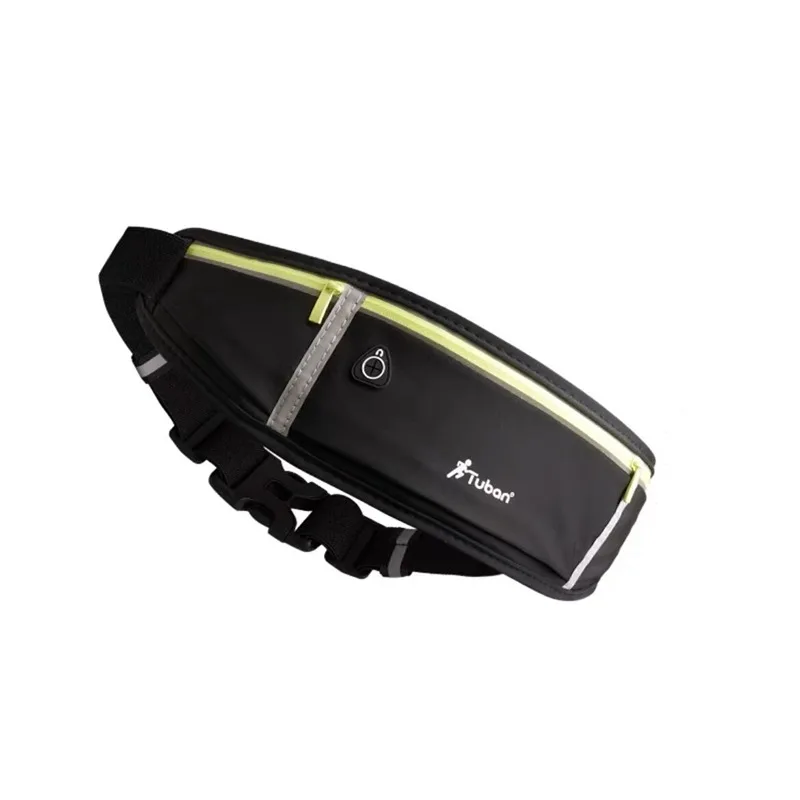 

Lightweight Water-Resistant Waist Pack - DINYU Sports Belt with Zippered Pockets for Outdoor Activities