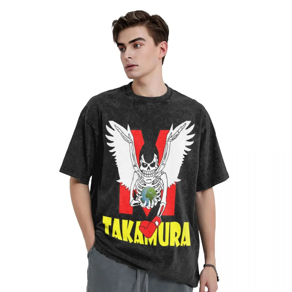 

Hajime No Ippo - Takamura T-Shirt new edition anime clothes cotton graphic tees t shirts for men graphic