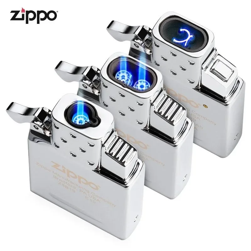 Zippo Double Arc Lighter Insert(USB Rechargeable), Jet Flame Double / Single Torch Butane Lighter Insert (Unfilled) in case