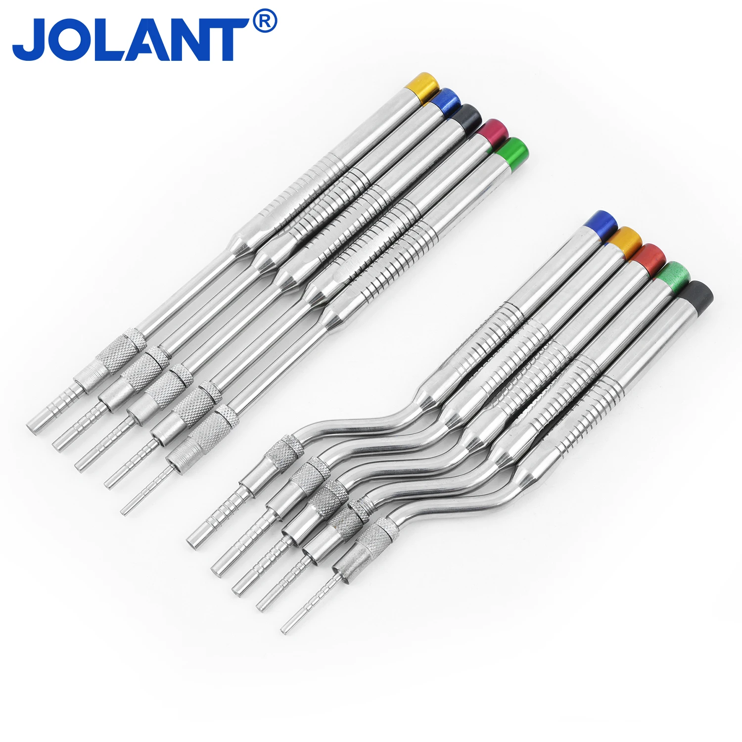 

JOLANT Dental Implant Osteotome Instruments Dental tooth extraction tool maxillary Sinus Lift Bended Straight Concave Tips