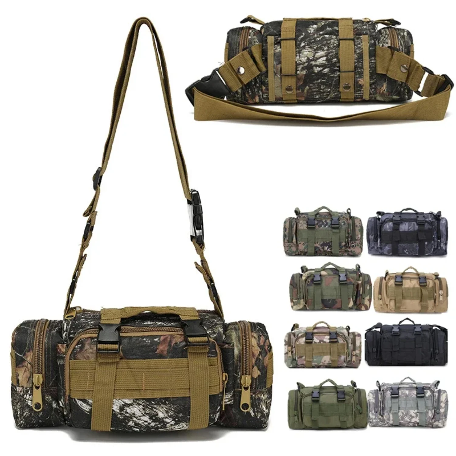 

Outdoor Waist Men Hiking Trekking Hunting Backpack Sports Climbing Shoulder Camo Fanny Pack Camping Fishing Cycling Bags