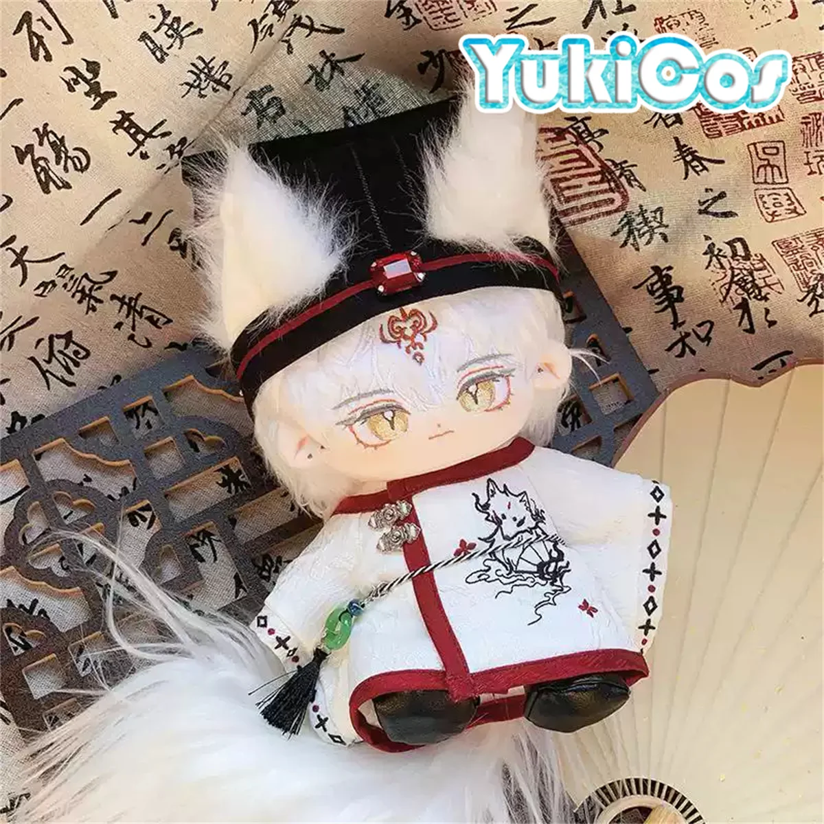 

Hanfu Fox Scholar Shikigami Monster Ancient Costume for Stuffed Plushie Plush 20cm Doll Accessories Doll's Clothes KN Jan