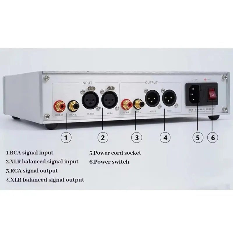AIYIMA SMSL 1:1 Реплика Malan HDAM Circuit HI-END Полностью балансный предусилитель с дистанционным управлением Hi-Fi предусилитель Аудио