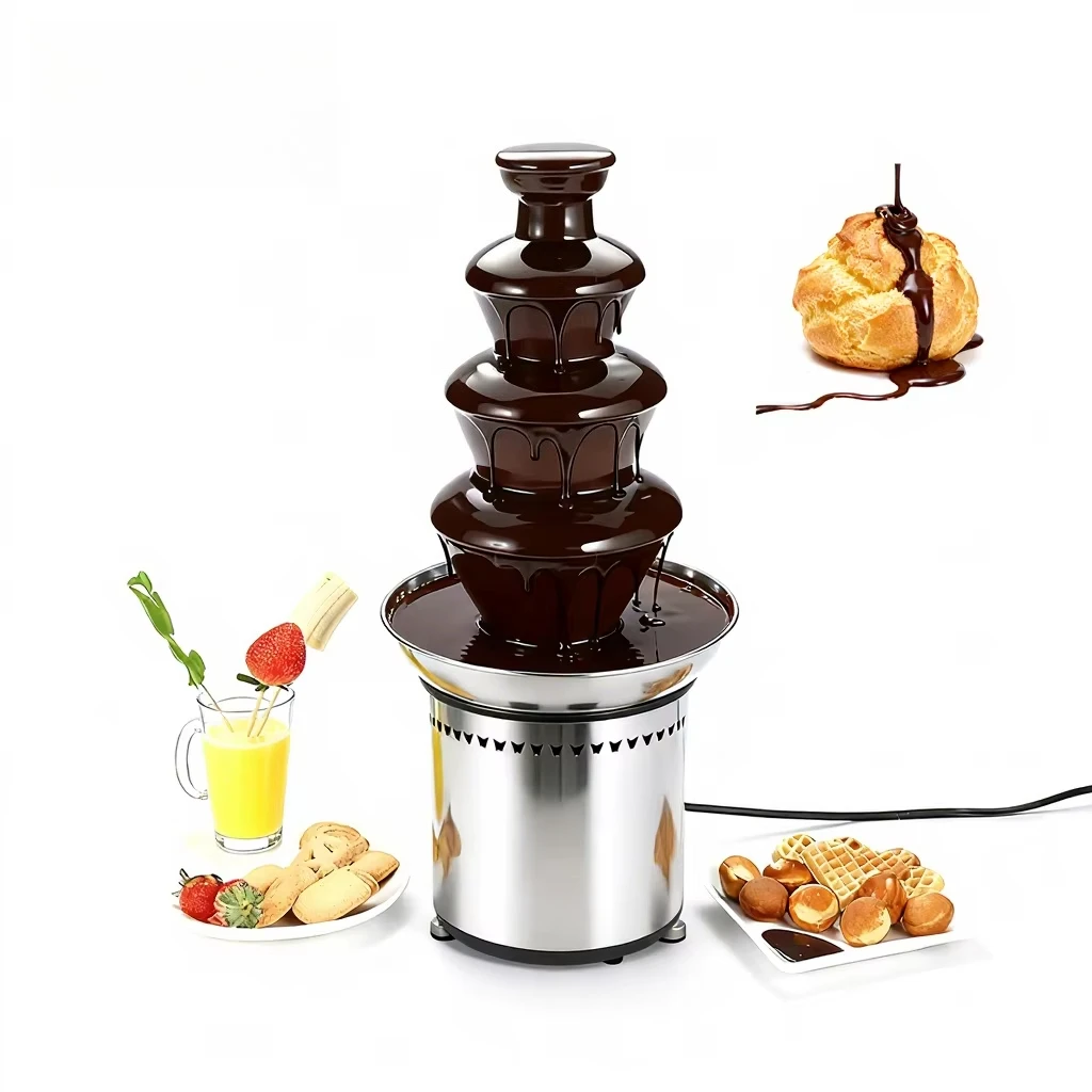 Máquina Comercial de Acero Inoxidable para Cascada de Chocolate y Fondue Lst