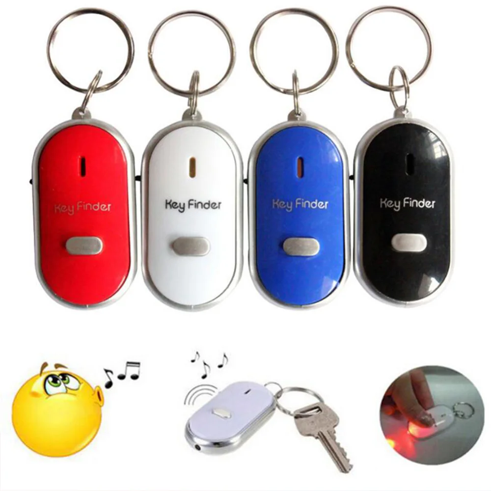 

LED Smart Key Finder Sound Control Alarm Anti-lost Tag Child Bag Pet Locator Find Keys Sensors Keychain Tracker Dropshipping