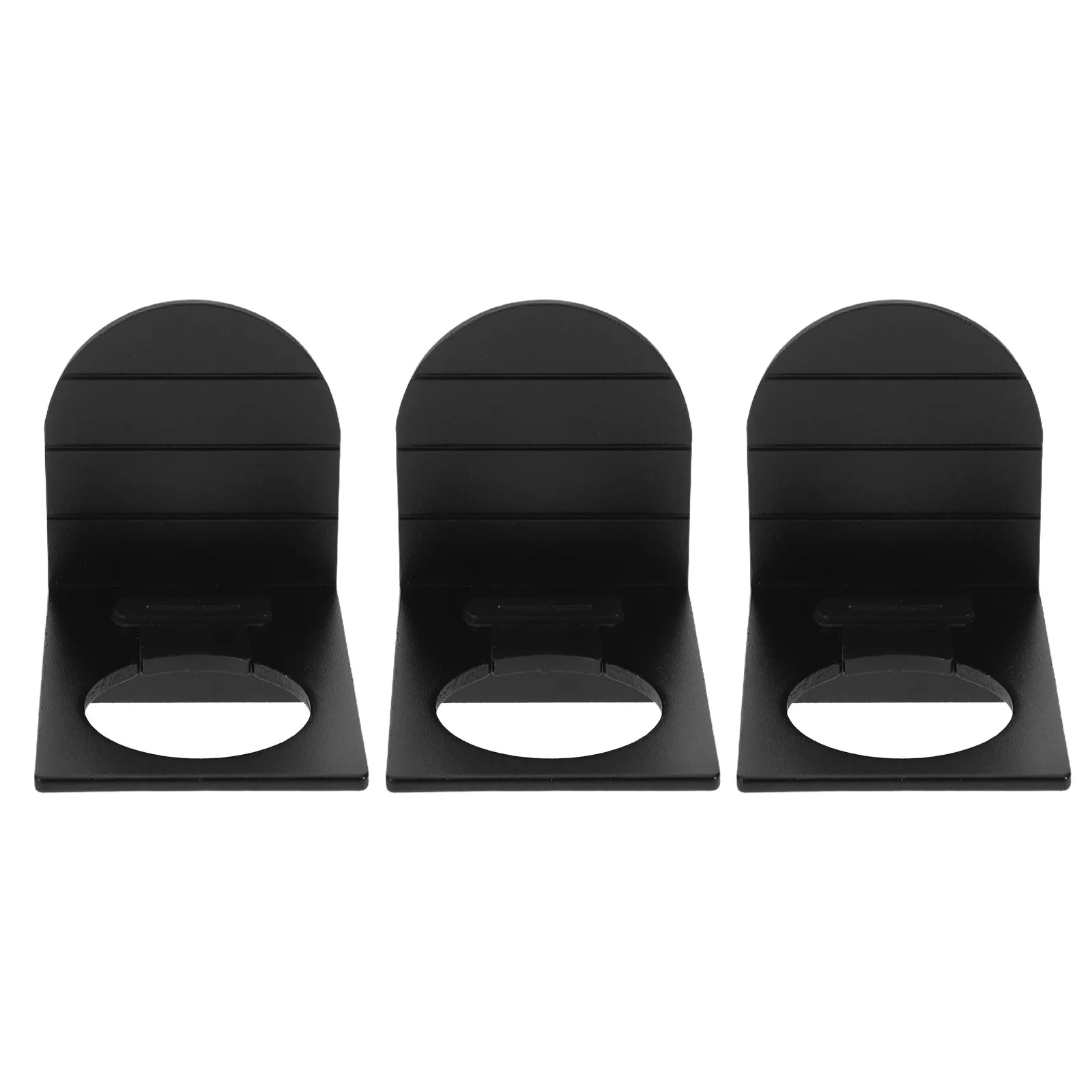 

3pcs Wall Mounted Shampoo Holder Rack Adjustable Bathroom Bottle Holder Space Aluminum Soap Organizer - No Drill Shower