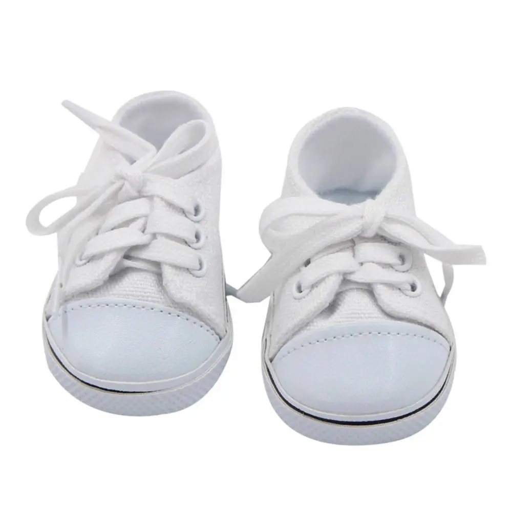 Shoes for Dolls Accessories Lace-up Doll Canvas Shoes 7CM Kawaii BJD Doll Shoes Cute Mini Mini Casual Shoes Girl Gift