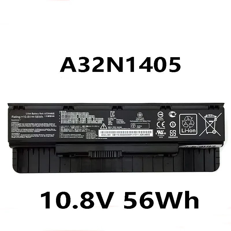 

A32N1405 5200mAh 56Wh 10.8V Laptop Battery For ASUS ROG G551 G551J G551JK G551JM G58JM G771 G771J G771JK G771JM G771JW U305