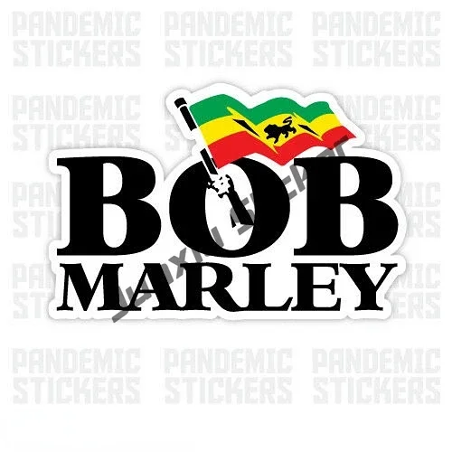 Jamaica Flag Decal Bumper Sticker Bob Marley Reggae Music Stickers Skateboard Guitar Car Laptop Motorcycle Cool Graffiti Decal