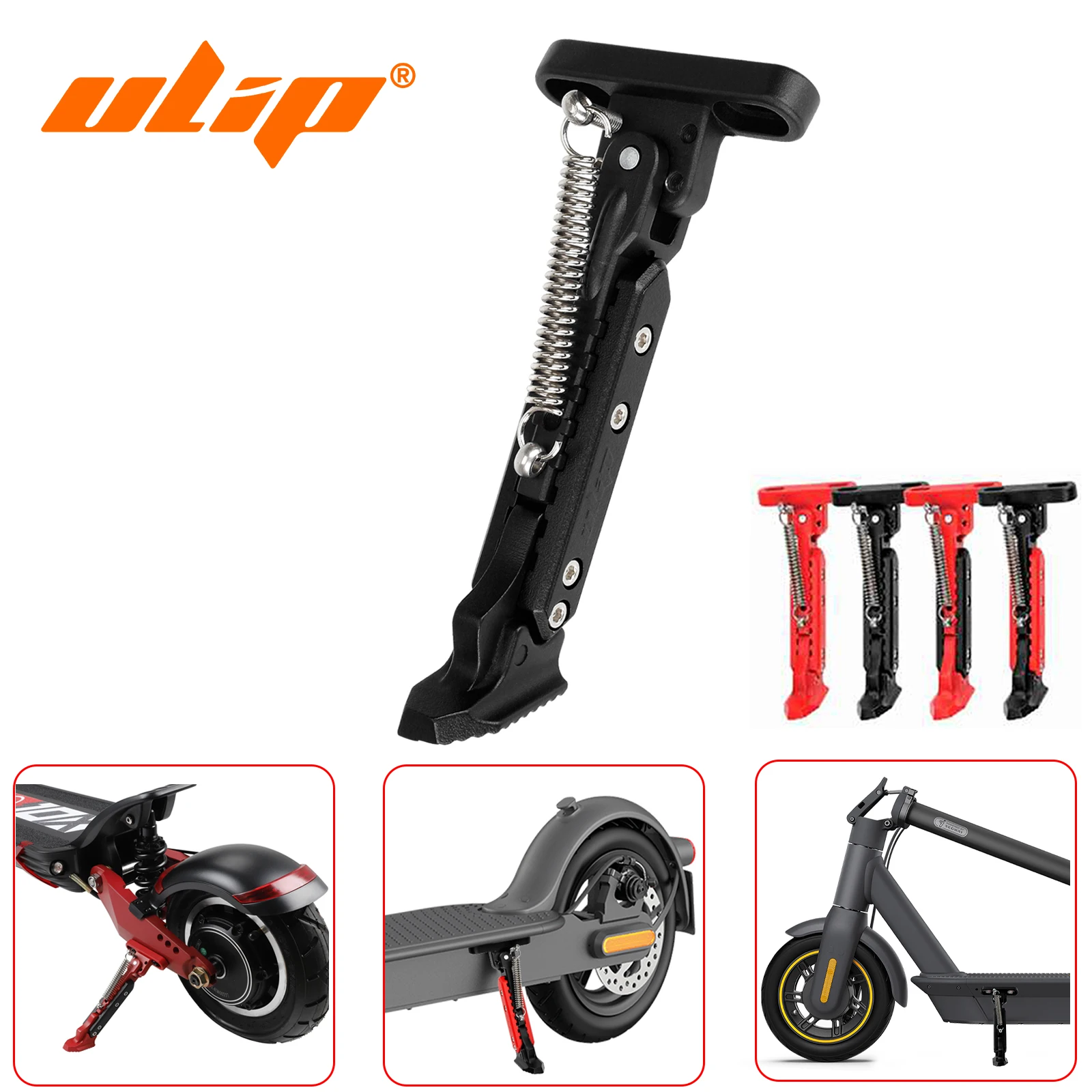 Ulip Scooter V2 Upgrade Adjustable Kickstand Parking Stand For Xiaomi Ninebot Max G30 Zero 10X Kaabo Mantis 10 Electric Scooters