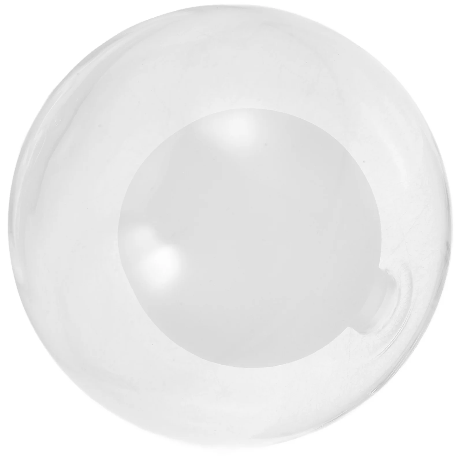 

G4 Base 100mm Glass Lampshade Double Layers Chandelier Pendant Light Cover Durable Easy Install for Warm Atmosphere