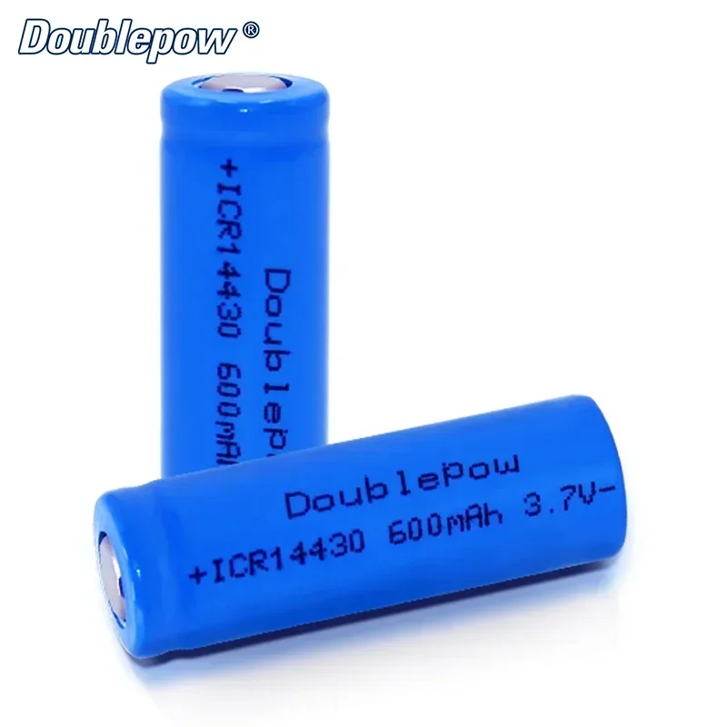 14430 Rechargeable Li Batteries 3.7V 600mAh Li-Ion Icr14430 Lithium Battery for Digital Electronics Electric Products Cell