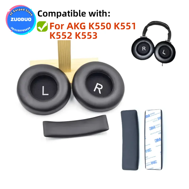 

Coolig Gel Ear pads Replacement for AKG K550 K551 K552 K553 Headsets