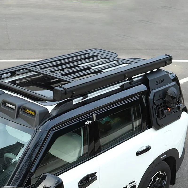 for  Baic  Bj30 2024-2025 Luggage Rack Platform Ladder Backpack Side Tent Spotlight Car Accessories Modification Accessories