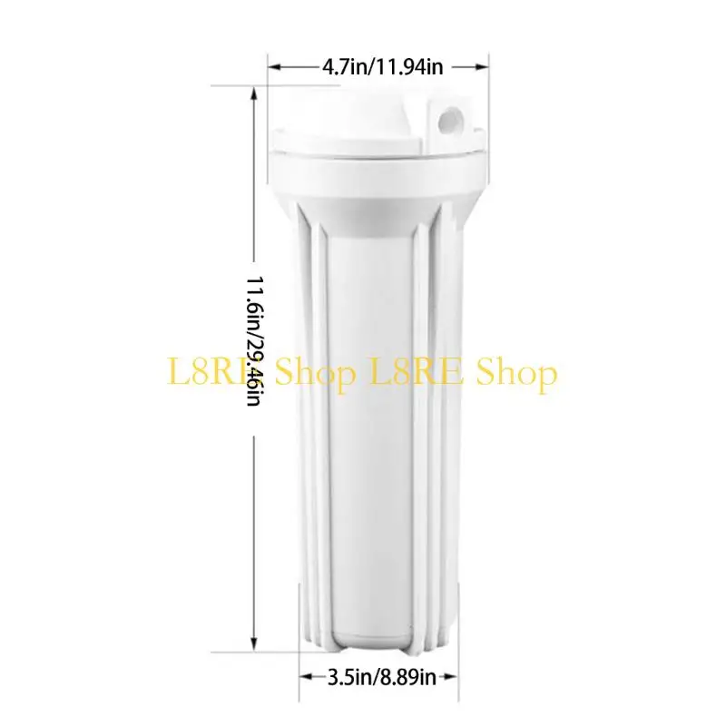 L8RE 10inch مرشح التناضح العكسي الإسكان المناسب لأنظمة تنقية مياه المطبخ ومرافق الشرب العامة