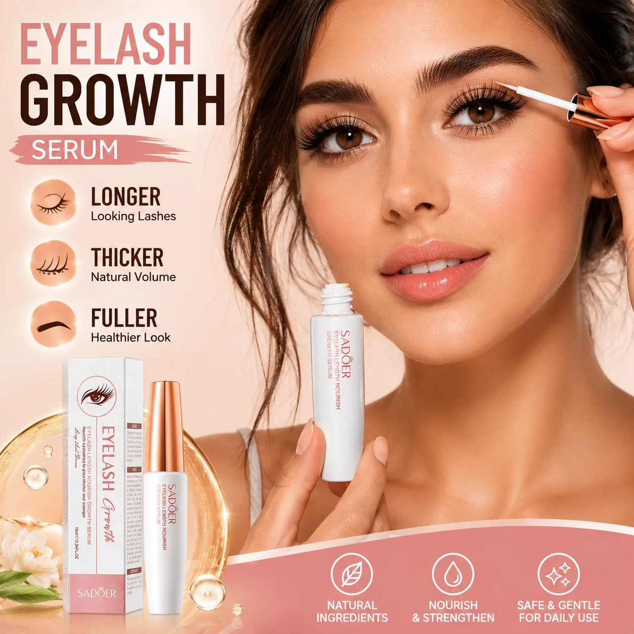 Serum Penumbuh Bulu Mata Penam - Lash Serum Growth ulasan dan harga