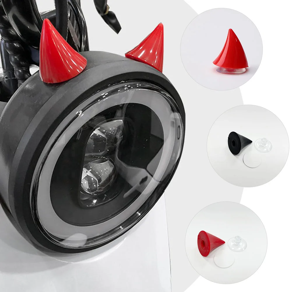 

4pcs Motorcycle Demon For Horns Suction Accessory Ski Accessories For Bike Ski Horns With Suction Cup