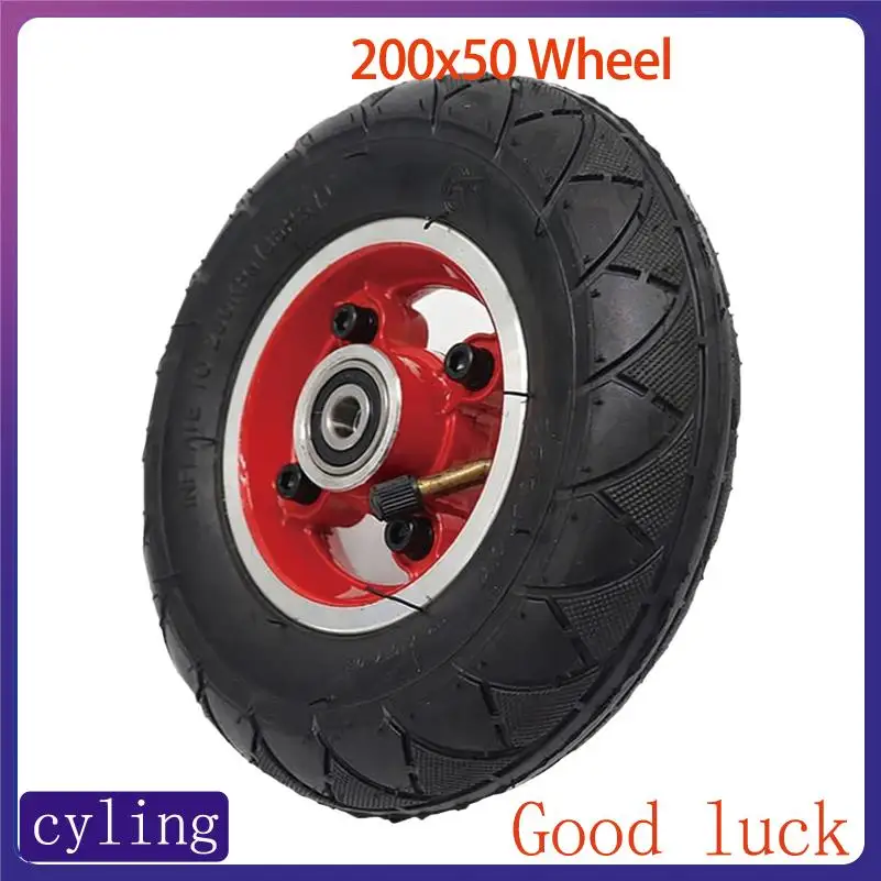 

200x50 8 inch inflate tyres explosion-proof design for electric bike scooters premium quality wheel