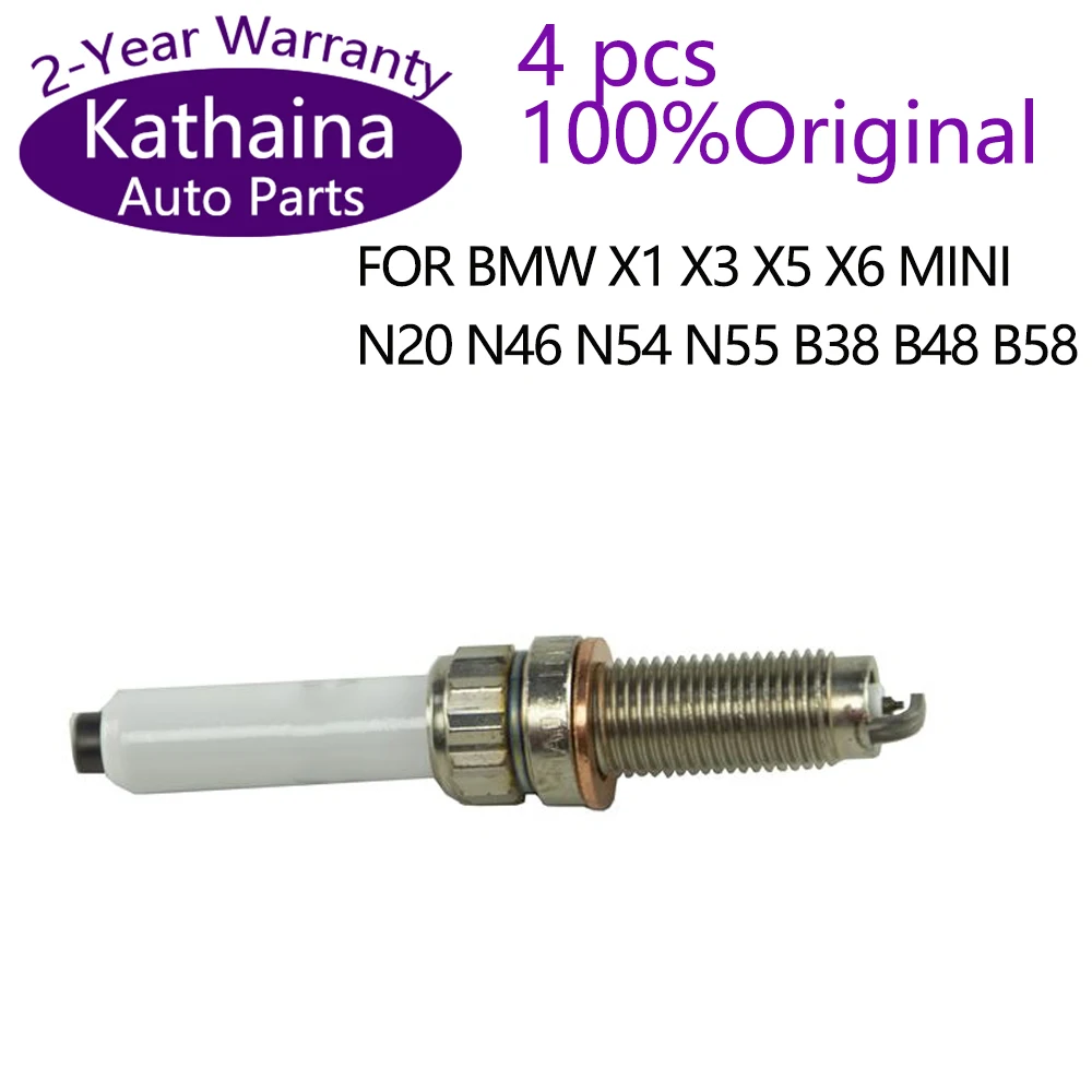 12122455258 12 12 2 455 258 Kathaina AutoParts 4pcs Original spark plug nozzle For BMW Mini X1 X3 X6 X6 N20 N46 N54 N55 B38 B48