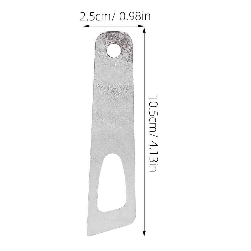 2 pezzi di colla elastica sottile per artigianato fai da te raschietto in acciaio inossidabile strumenti artigianali applicatore portatile lucidatura