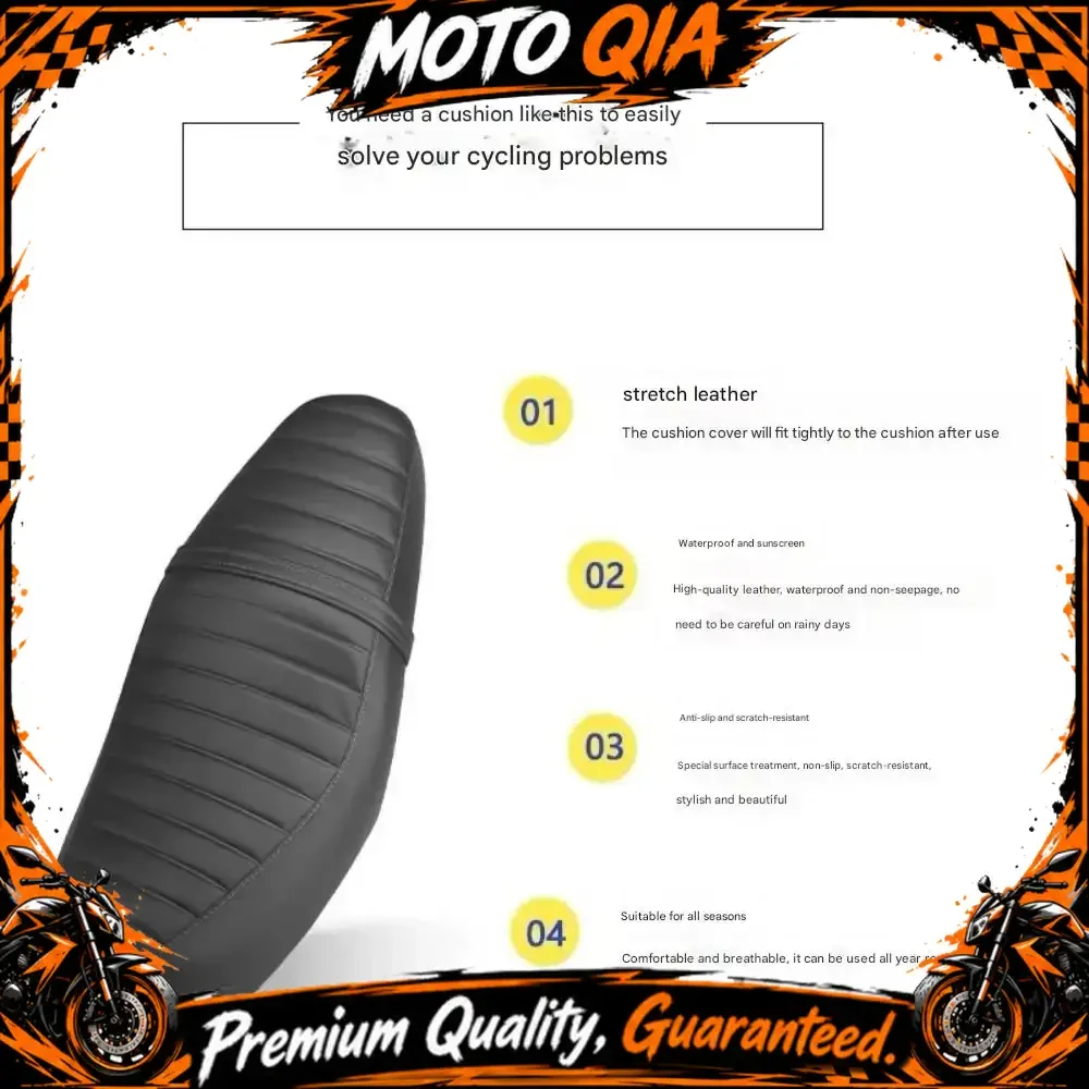 【High Quality​】Fit  SRV250 SRV300 Motorcycle Accessories Passenger Seat Cushion Lengthen Seat For QJMOTOR QJ  SRV 250 / SRV 300