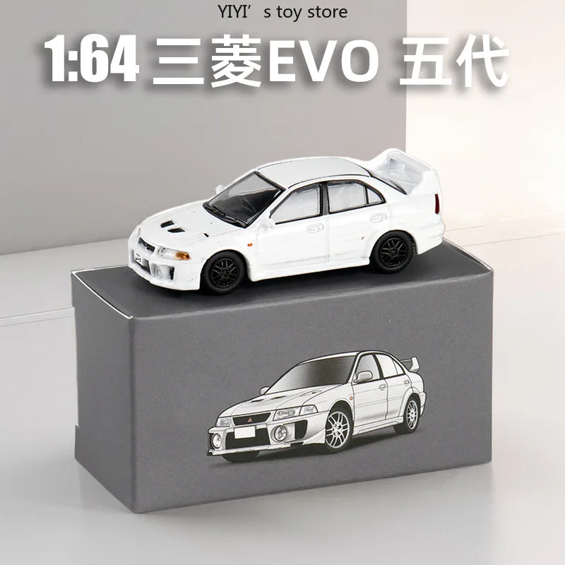

Jkm 1:64 Mitsubishi EVO 5 fifth generation mini sedan model, high-end desktop decoration, high-end collectibles and gifts 20