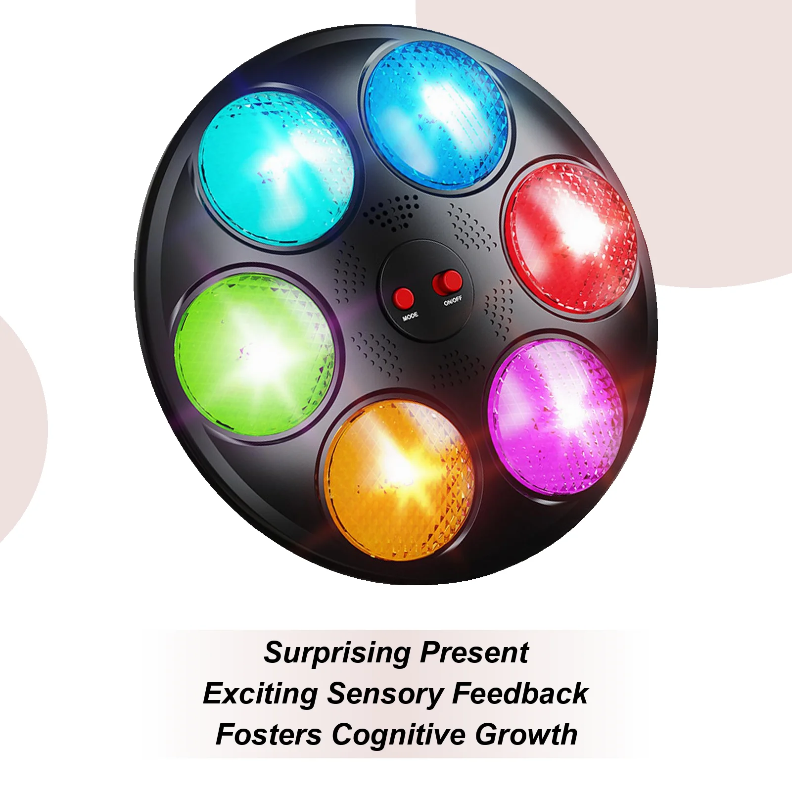 Interactive Pounding Toy Pound A Mole Game Board Toy With Light Educational For Boys Girls Early Learning Toddler Family Indoor