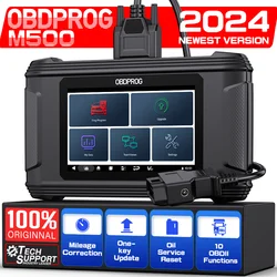 OBDPROG M500 OBD2 Car Cluster Calibration Tools Diagnose Oil Reset Instrument Adjustment Tool Automotive Scanner Code Reader