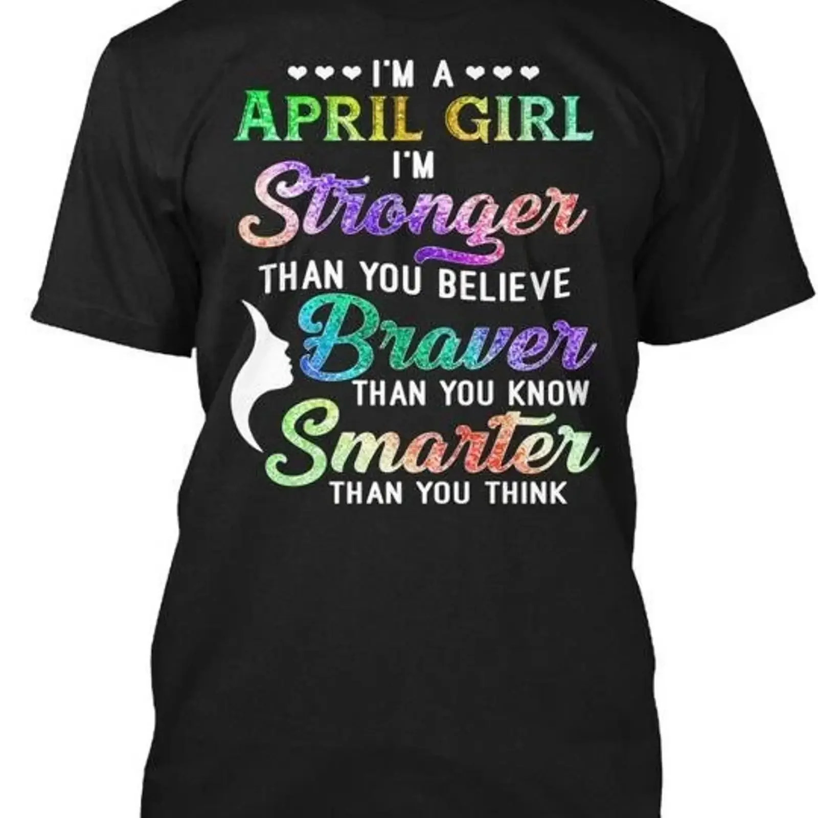 Im April T shirt for girls made in USA sizes S to 5XL vintage Washed Breathable designer clothes Unisex Top For Everyday Wear