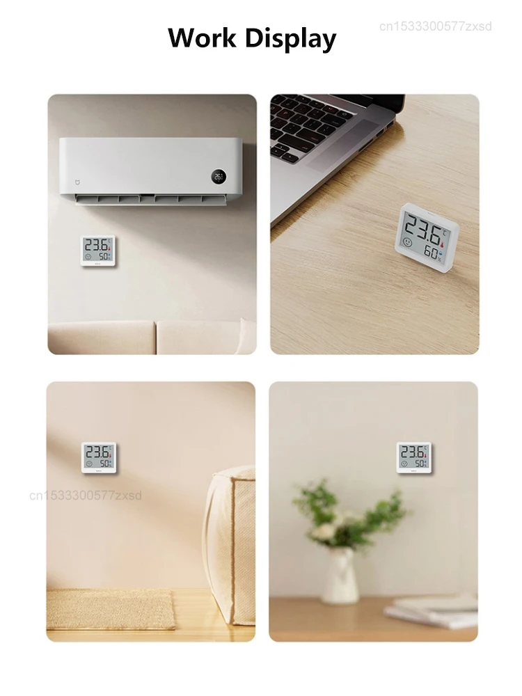 Xiaomi DUKA Atuman 2.5 inch LCD Electronic Digital Temperature Humidity Meter Indoor Weather Sensor Household Suspension Type