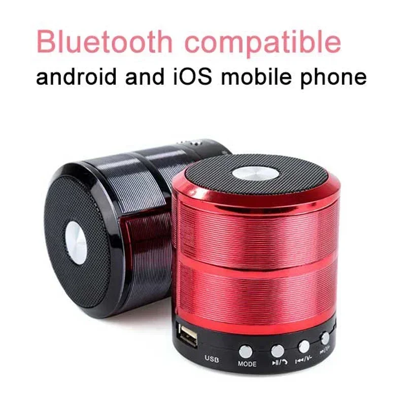 

Wireless Small Rechargeable Travel speaker bluetooth subwoofer Speaker Soundbox Portable Mini Bluetooth for Home Outdoor