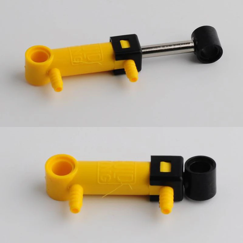 MOC Pneumatic Building Block Parts Set Air Pump Hose Tank Piston Switch for Technical Models 42043 9641 47225 61904