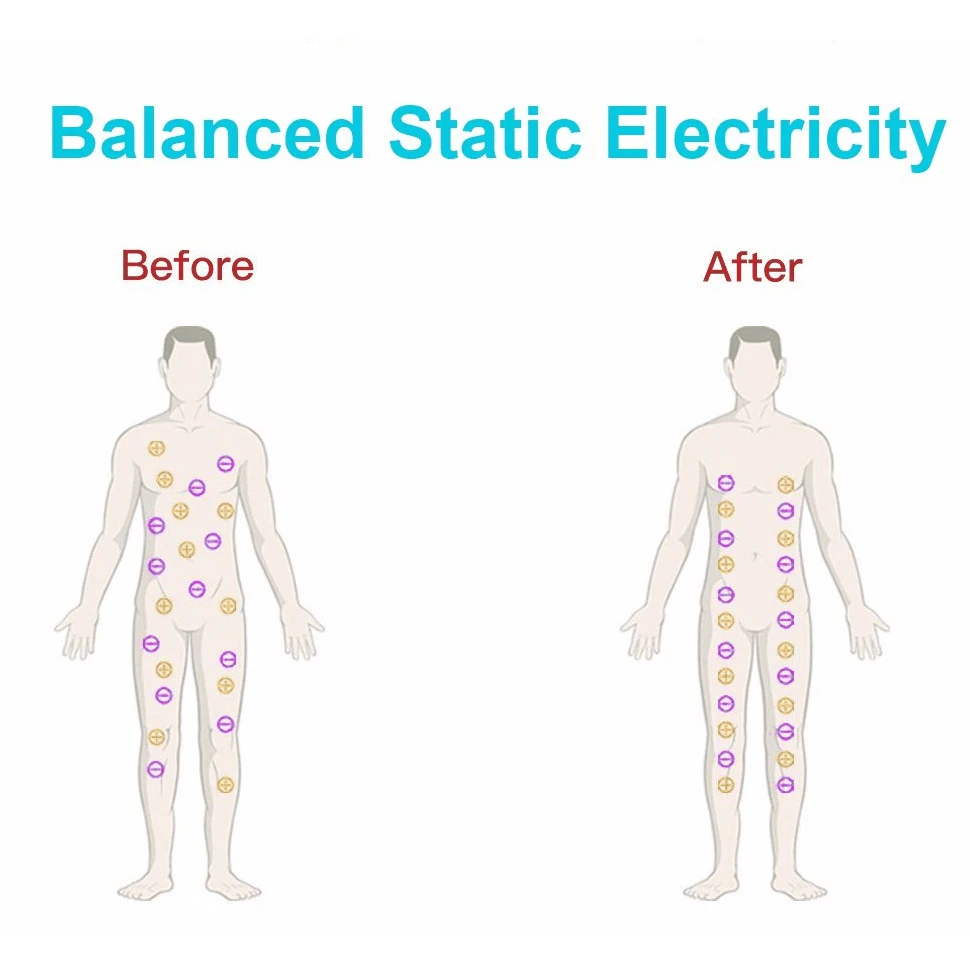 A98Z Pulseira antiestática ajustável sem fio eletrônica antiestática pulseira de proteção ambiental silicone