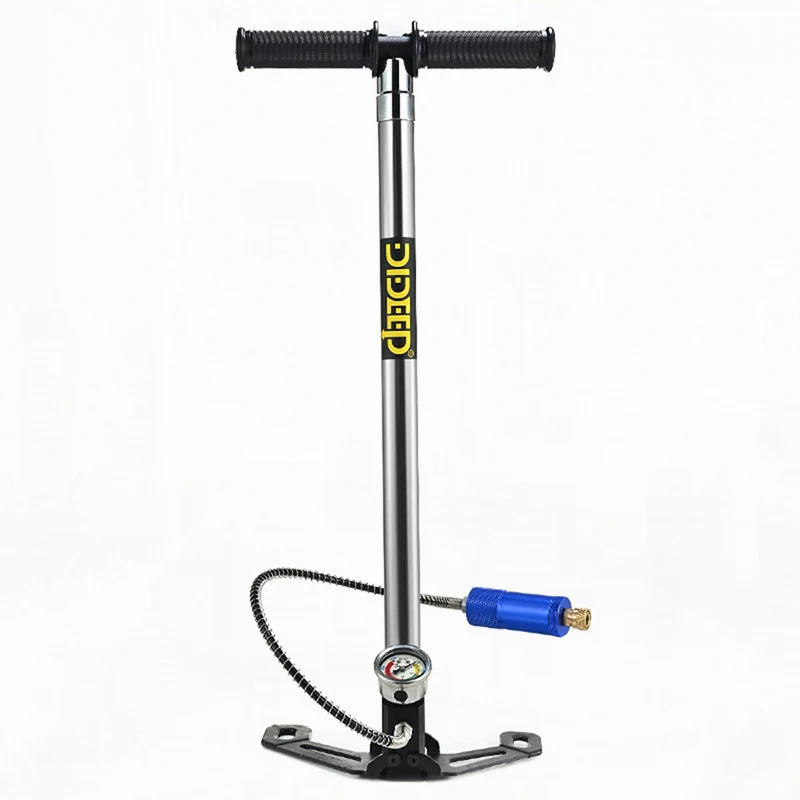 30mpa 4500Psi 4 Stage PCP Hand Pump Air Compressor High Pressure 300bar Operated HPA Tank Hunting Car Bicycle Air Rifle