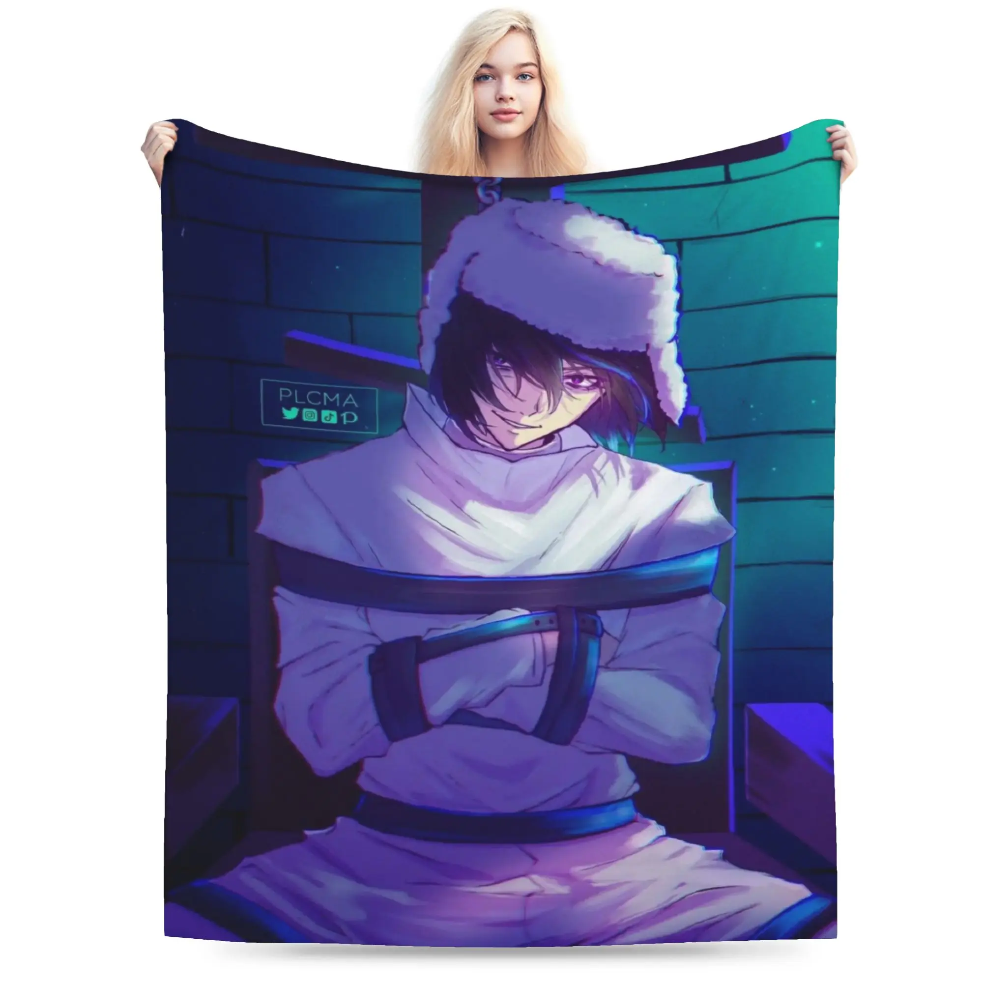 Fyodor D From B-Bungo Stray Dogs Super Soft Blanket  Travel Office Plush Throw Blanket Novelty Flannel Bedspread Sofa Bed Cover