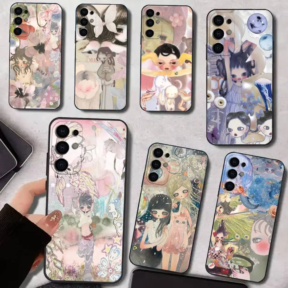 

Dreamlike A-Aya T-Takano Phone Case For Samsung S25,S24,S21,S22,S23,S30,Ultra,S20,Plus,Fe,Lite,Soft Silicone Black Cover