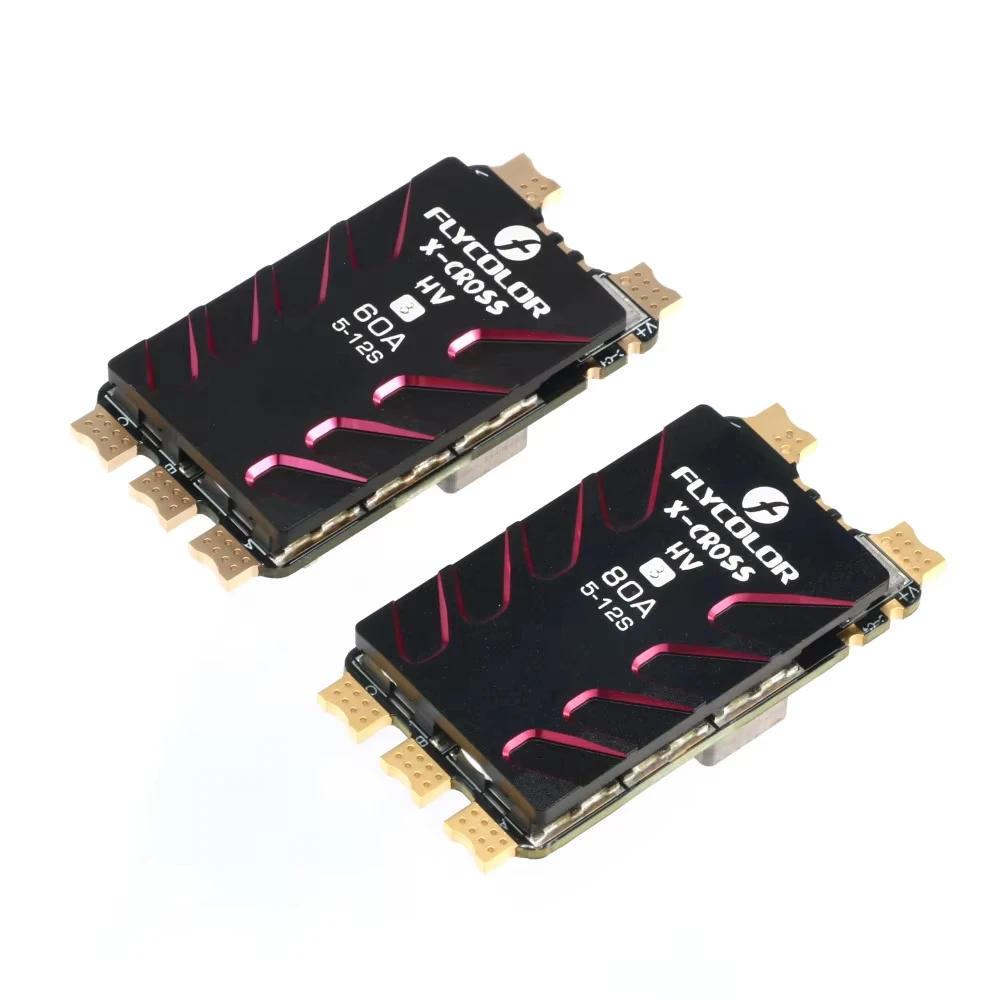 Flycolor X-CROSS HV3 60A/80A/120A/160A Brushless ESC 5-12S BL32 Speed Controller For RC FPV Racing Drone Parts