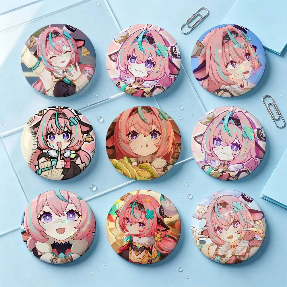 Varesa Genshin Impact Badges Button Round Creative Pin Brooch Badge Bag Decor Accessories Fans Collect Friends Gifts