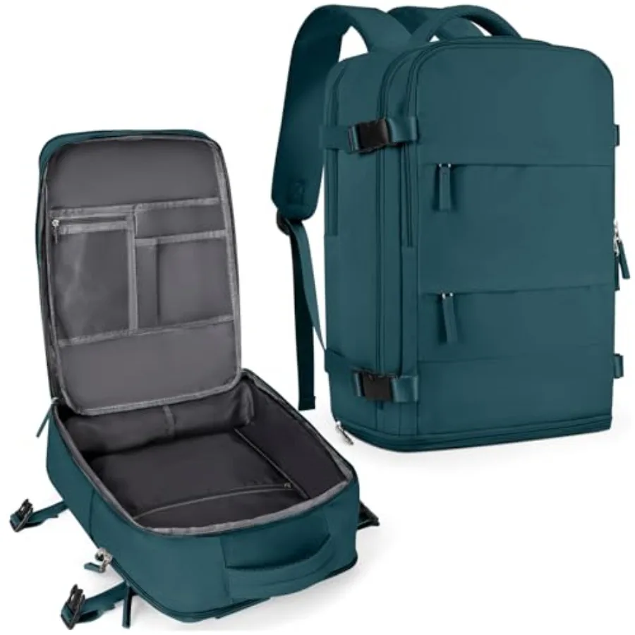 

Large Travel Backpack For Women Men, Carry On Backpack Flight Approved, Hiking Backpack Waterproof Outdoor Sports Rucksack Casu