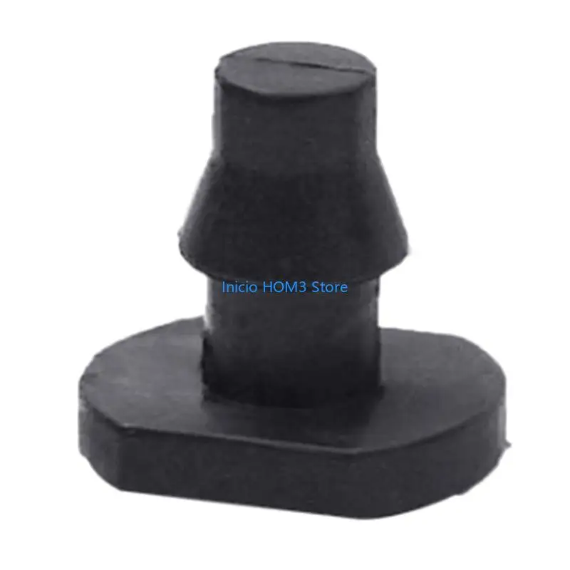 A5YD Black Hose End Plug Garden Irrigation Fittings for 4/7mm Cut Off Water Flowing