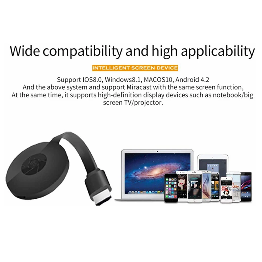 G2 TV Stick MiraScreen 1080P Display Anycast HDMI-compatible Miracast TV Dongle for Android ios Mirror Screen Display Receiver