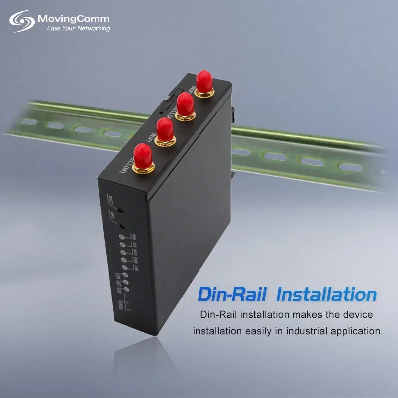 

2025 Industrial 4G 3G LTE Router With Wifi Wireless Sim Card Slot Ethernet RJ45 Serial RS232/485