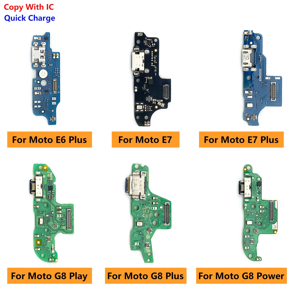 10Pcs Micro Mini USB jack socket connector charger Charging Port For Moto G10 G20 G30 G50 G60 G100 E6 E7 Plus G8 Play