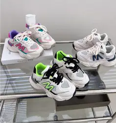 Zapatillas de baloncesto para niños de talla 22-37, calzado deportivo transpirable para niñas y niños, zapatillas para correr de fondo suave para bebés y niños pequeños