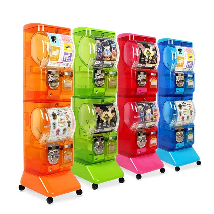 Big Capacity  Toys Capsule Vending Machine Coin Operated Capsule Gashapon Vending Machine